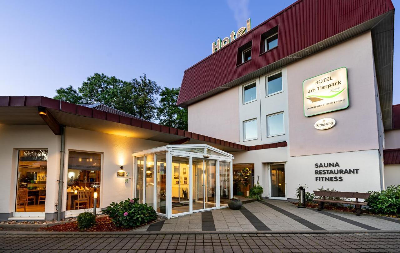 Hotel Am Tierpark Гота Екстериор снимка